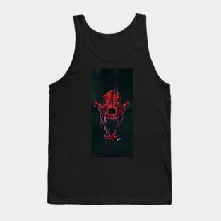 Red Fox Skull Tank Top